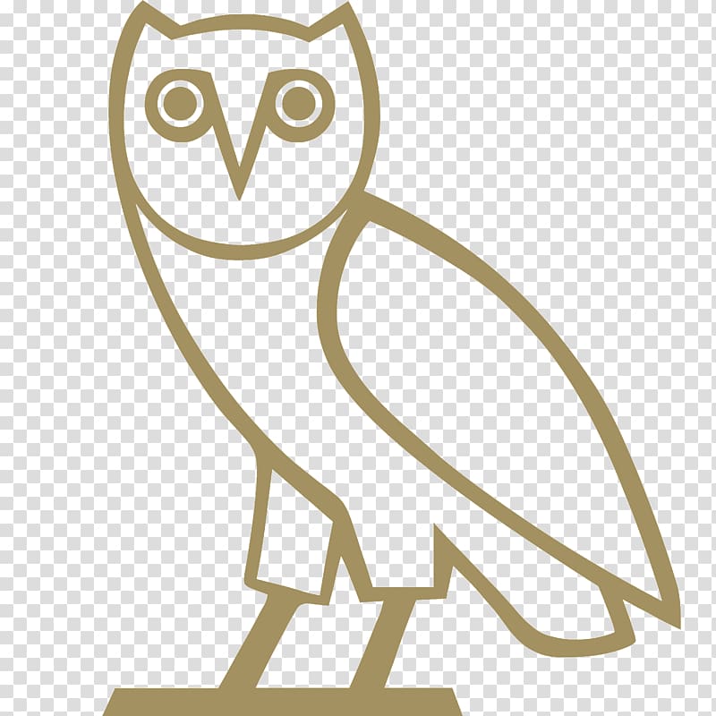 brown owl illustration, Logo Decal OVO Sound Sticker October\'s Very Own, drake transparent background PNG clipart