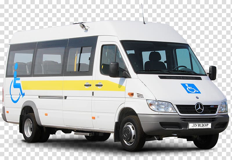 Compact van Mercedes-Benz Sprinter Minibus, mercedes benz transparent background PNG clipart