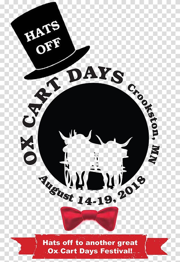 Crookston Ox Cart Days Logo Font Headgear, bullock cart transparent background PNG clipart