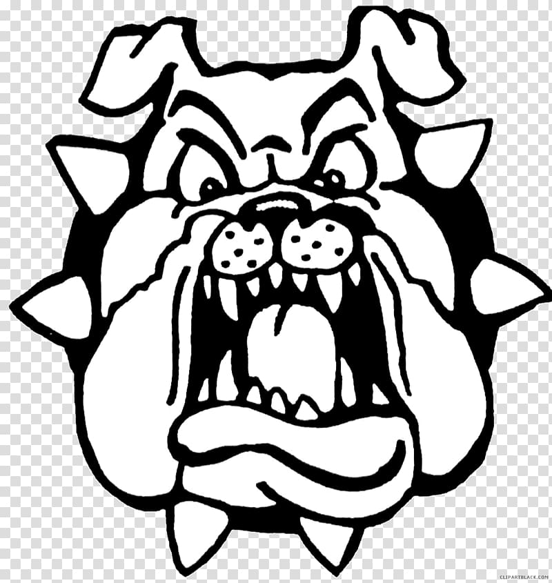 bulldog head clip art