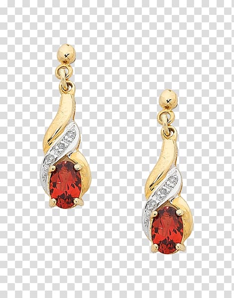 Earring Ruby Body Jewellery, Gucci rings transparent background PNG clipart