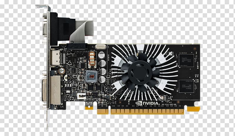 Graphics Cards & Video Adapters NVIDIA GeForce GT 730 Graphics processing unit, nvidia transparent background PNG clipart