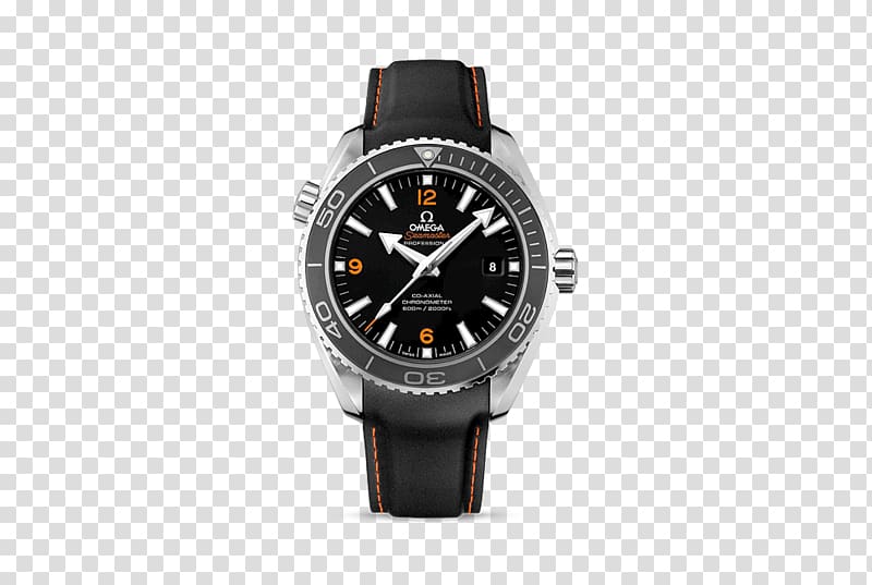 OMEGA Seamaster Planet Ocean 600M Co-Axial Master Chronometer Omega SA Coaxial escapement, watch transparent background PNG clipart