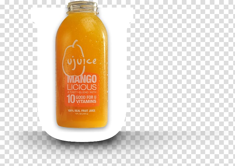 Orange juice Orange drink Orange soft drink, Mango juice transparent background PNG clipart