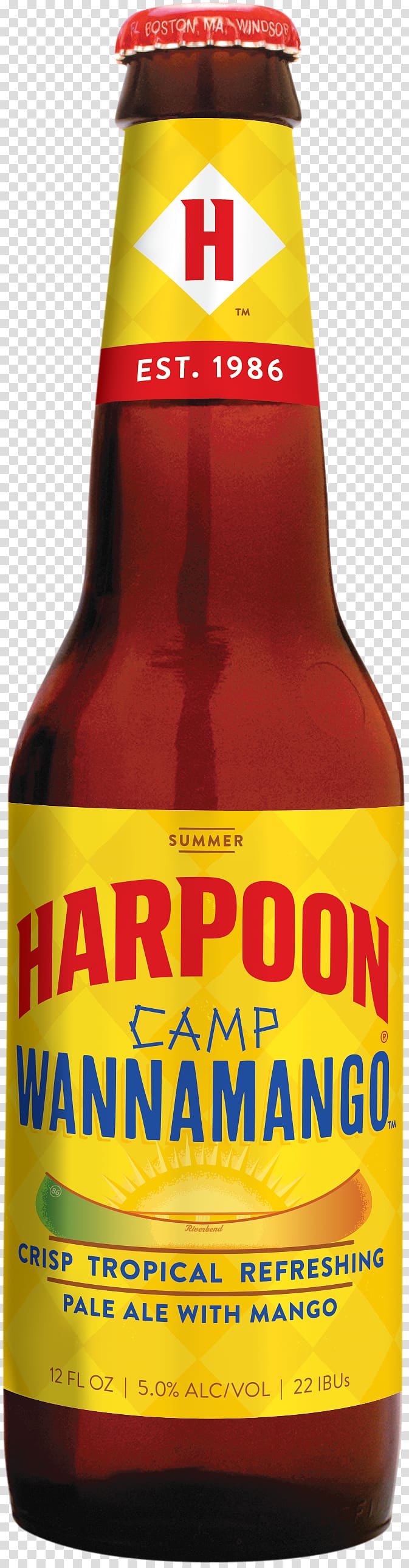 Harpoon Brewery Seasonal beer Ale Beer bottle, beer transparent background PNG clipart