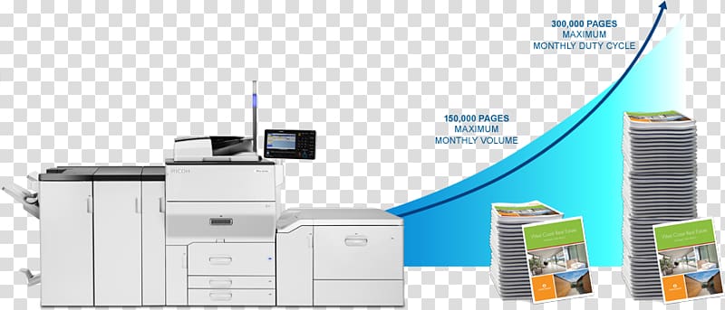 Ricoh copier Printer Printing United States, volume booster transparent background PNG clipart