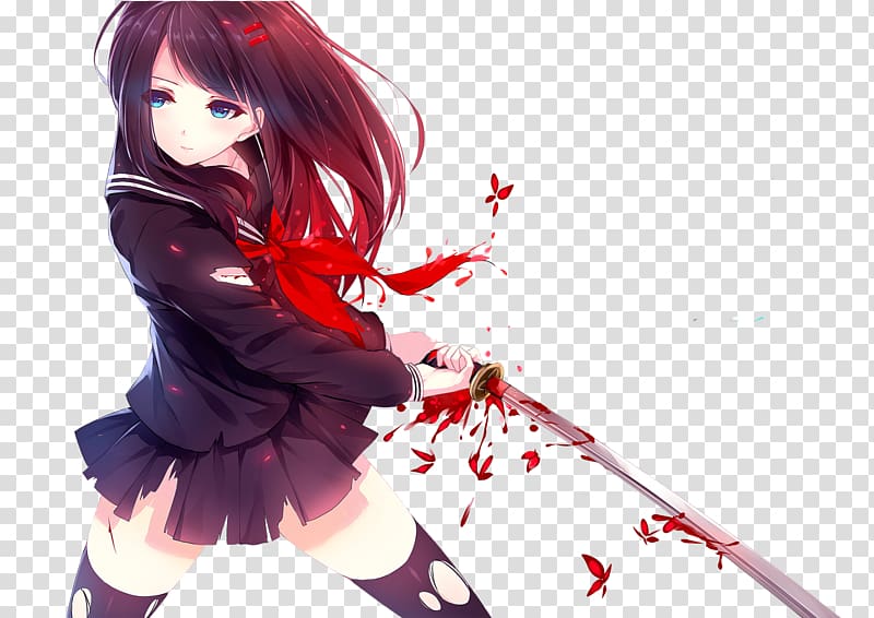 Ai Generated  Anime Girl  Transparent Background 24684150 PNG