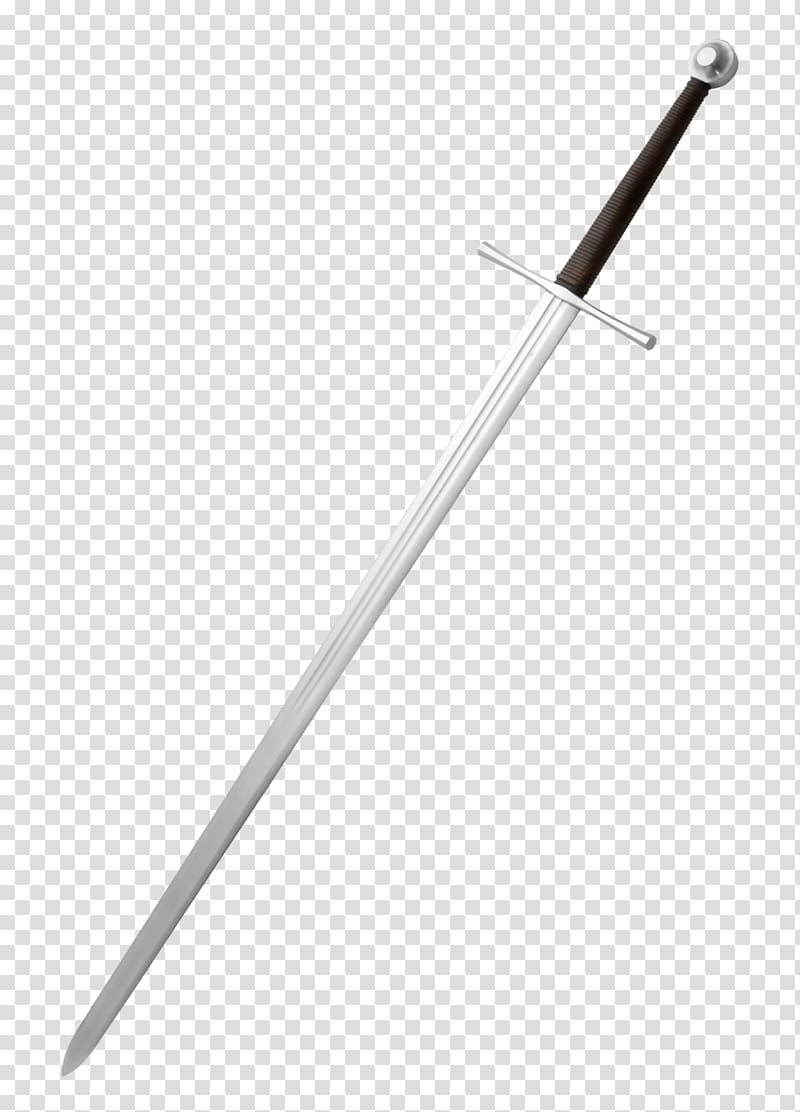 Middle Ages Knightly sword Longsword Viking sword, swords transparent background PNG clipart