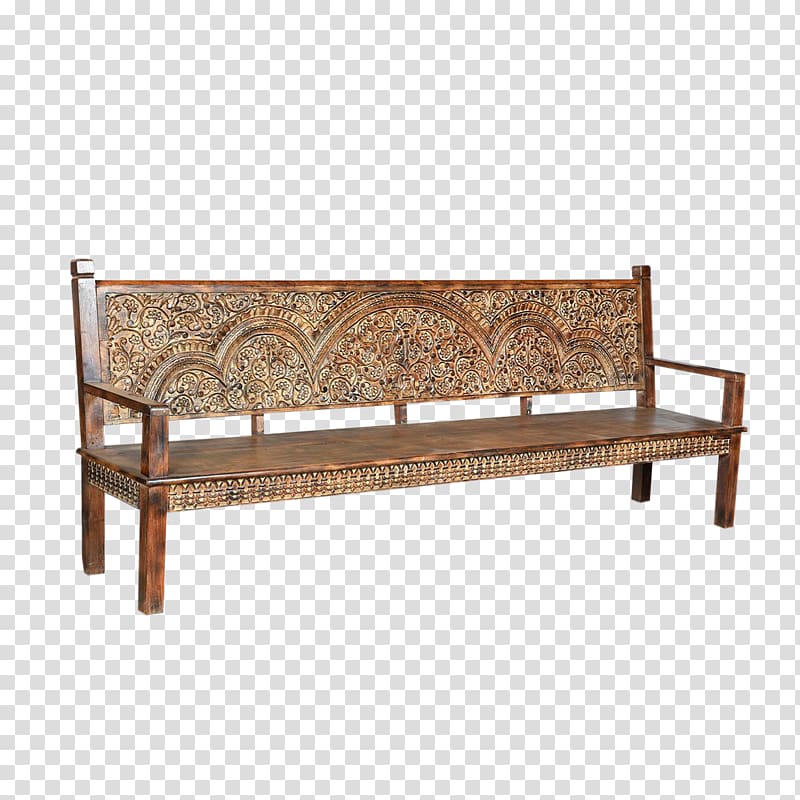 Bench seat Entryway Couch Furniture, wooden benches transparent background PNG clipart