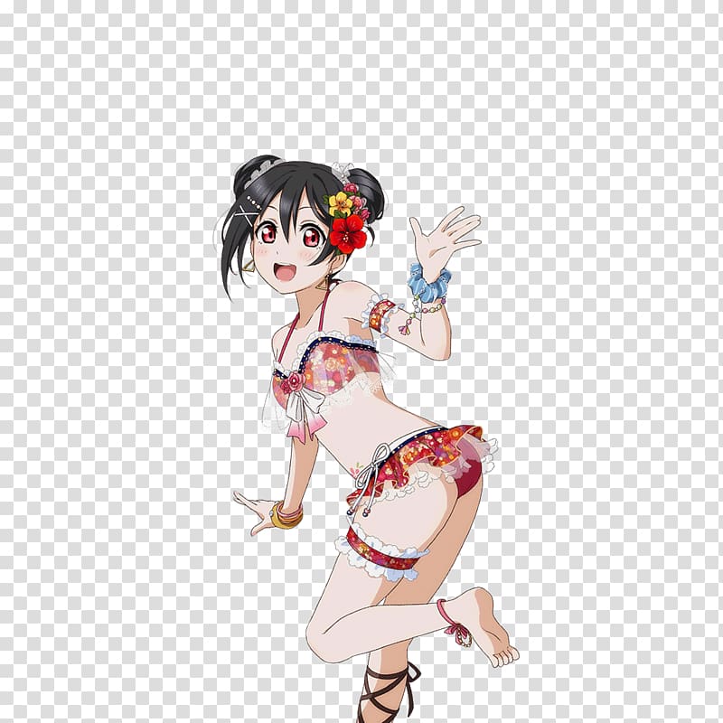 Nico Yazawa Anime Love Live! School Idol Festival Niconico Character, maid transparent background PNG clipart