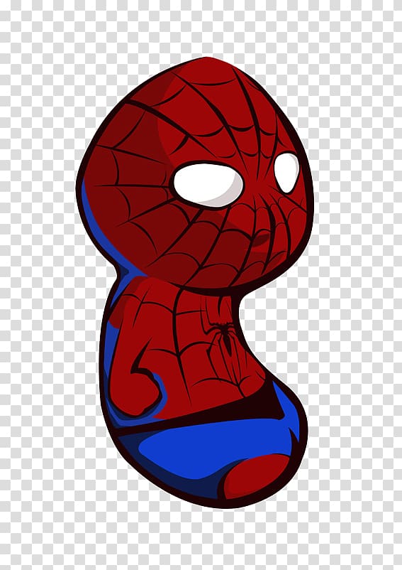 Spider-Man Cartoon, Spider-Man creative transparent background PNG clipart