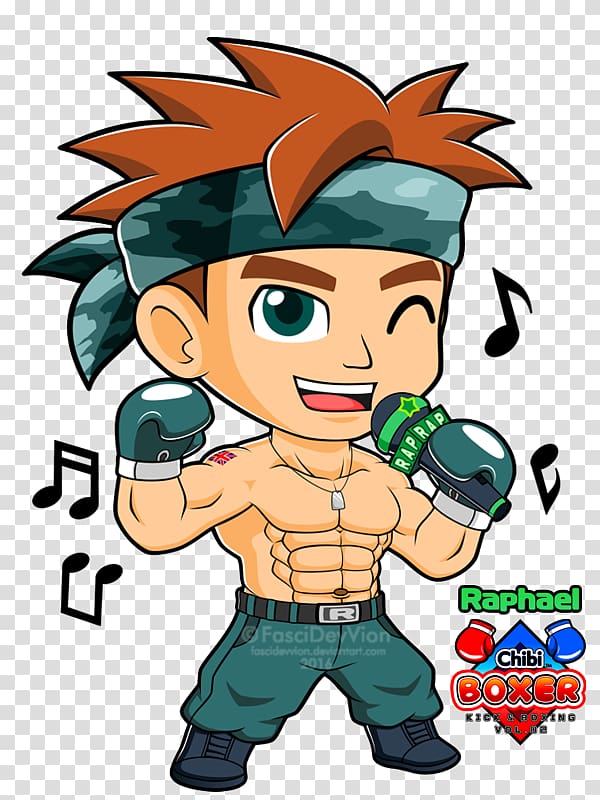 Chibi Boxing Art Comics, Chibi transparent background PNG clipart