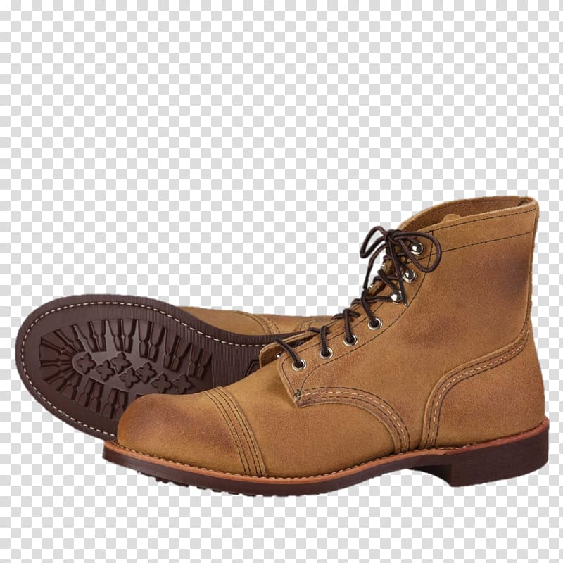 Red Wing Shoes Boot Goodyear welt Leather, boot transparent background PNG clipart