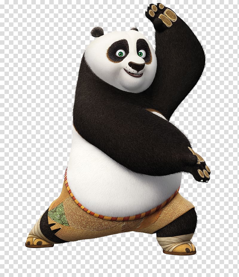 Po Tigress Oogway Giant panda Master Shifu, kung fu poster transparent background PNG clipart