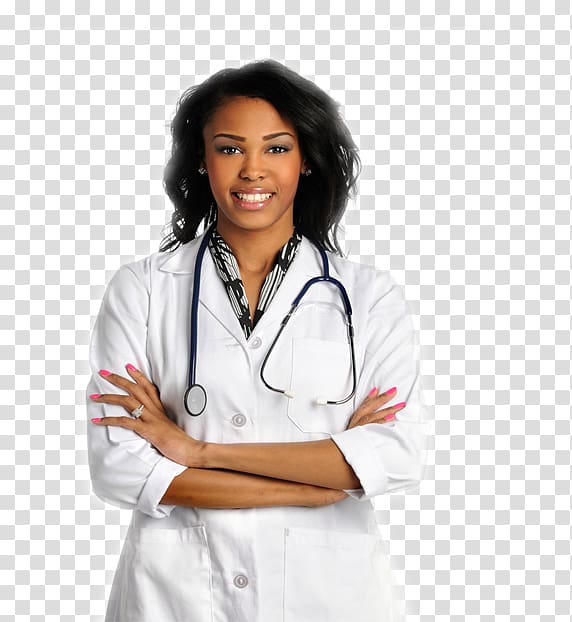 Physician Surgeon African American Family medicine, woman transparent background PNG clipart