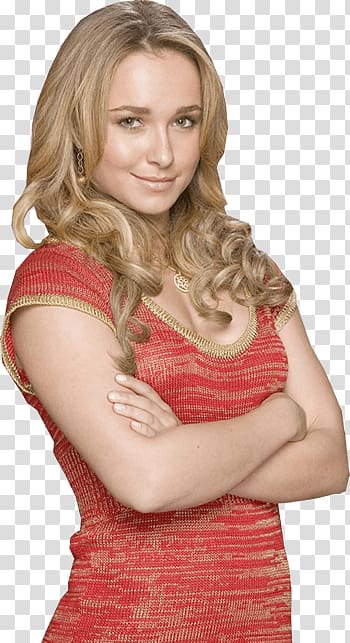 women's red top, Hayden Panettiere Red Dress transparent background PNG clipart