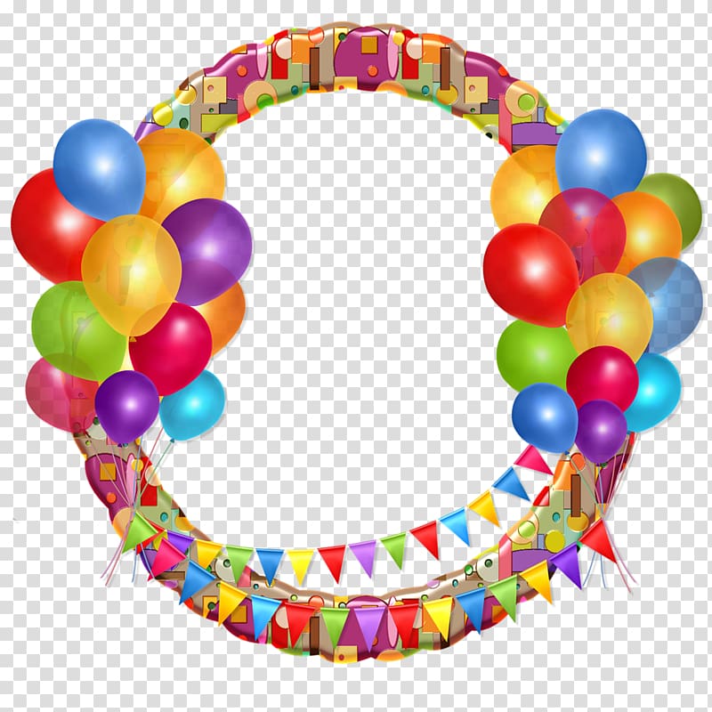 Balloon Birthday Party , Round decorative balloons transparent background PNG clipart