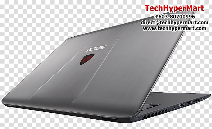 Laptop ASUS ROG GL752VW-T4130T Gaming Notebook 17.3 Zoll Full HD i7-6700HQ 8GB 256GB SSD + 1TB HDD GTX 960M Product design, asus laptop power cord transparent background PNG clipart