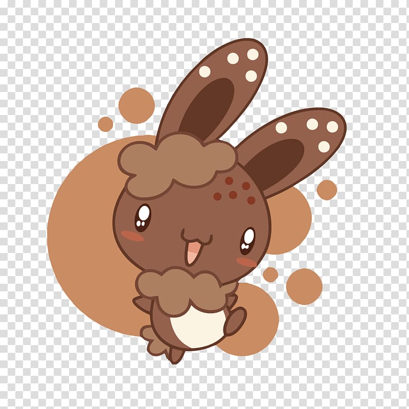 Drawing Work of art, Chocolate Little Bunny transparent background PNG clipart