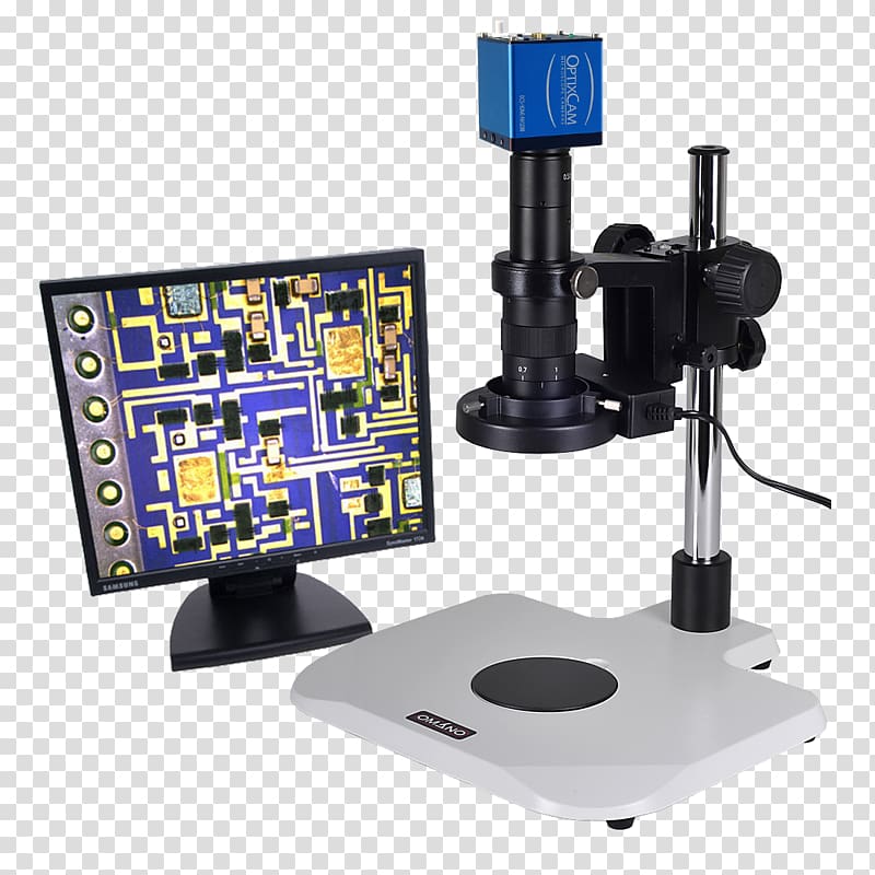 Microscope 1080p HDMI High-definition television High-definition video, Digital Microscope transparent background PNG clipart