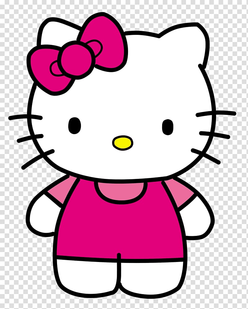 Hello Kitty Cartoon , hello transparent background PNG clipart