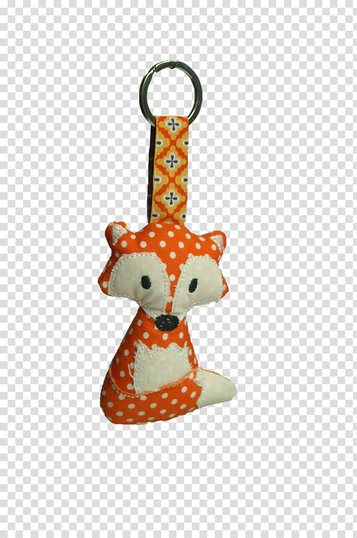 Key Chains Animal Toy Infant, orange dots transparent background PNG clipart