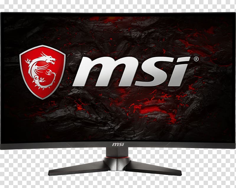 MSI Optix MAG24C Computer Monitors MSI Optix MAG27CQ-7016 Curved Refresh rate FreeSync, others transparent background PNG clipart