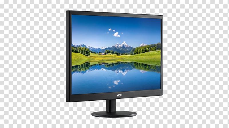 Computer Monitors Display device LED-backlit LCD 1080p IPS panel, Monitor transparent background PNG clipart