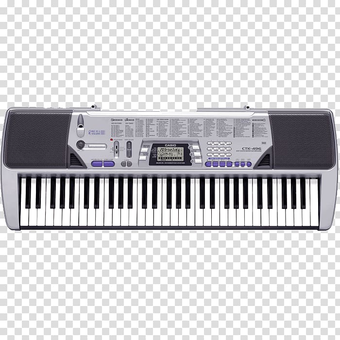 Casio CTK-4200 Casio CTK-691 Keyboard Electronic Musical Instruments, keyboard transparent background PNG clipart
