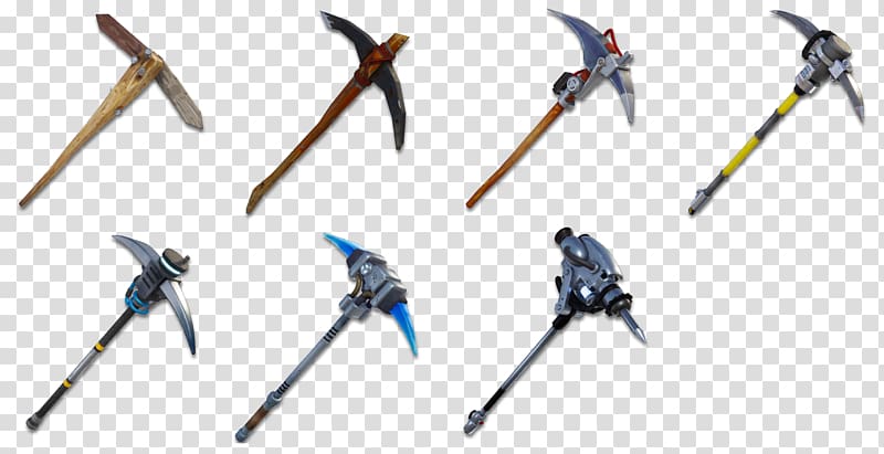 Fortnite Battle Royale Pickaxe Battle royale game Tool, Fortnite wall transparent background PNG clipart