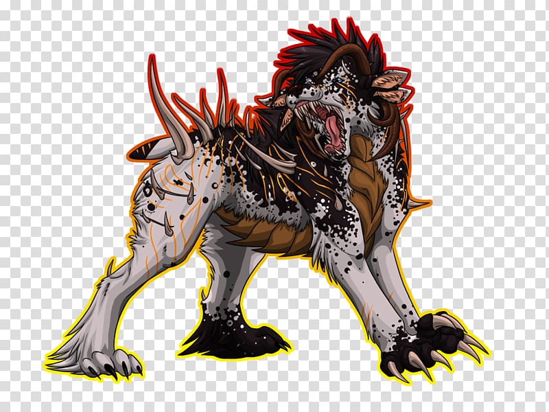 Demon Carnivora Hellhound Legendary creature, demon transparent background PNG clipart