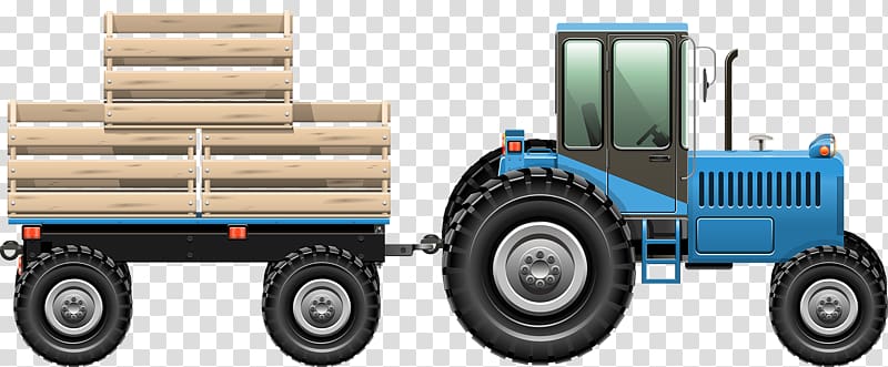 Tractor Agriculture Agricultural machinery Farm, Wooden pull tractor transparent background PNG clipart