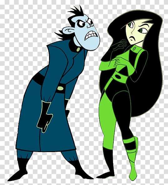 Shego Dr. Drakken Kim Possible Art, couple figure transparent background PNG clipart