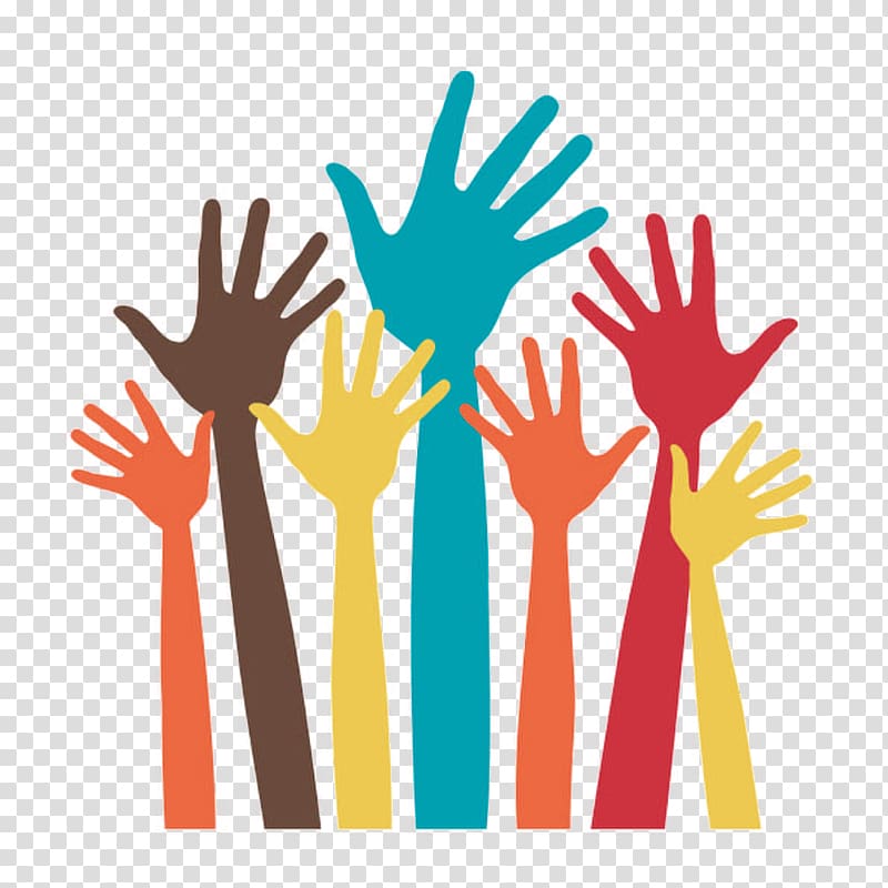 hands illustration, Book of Common Prayer Community Volunteering School, raise hands transparent background PNG clipart