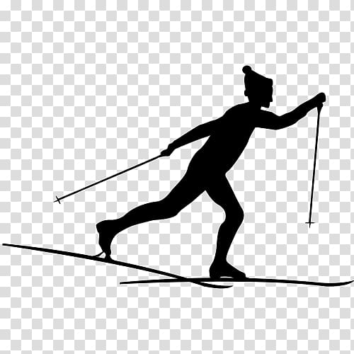 Ski Poles T-shirt Cross-country skiing, T-shirt transparent background PNG clipart