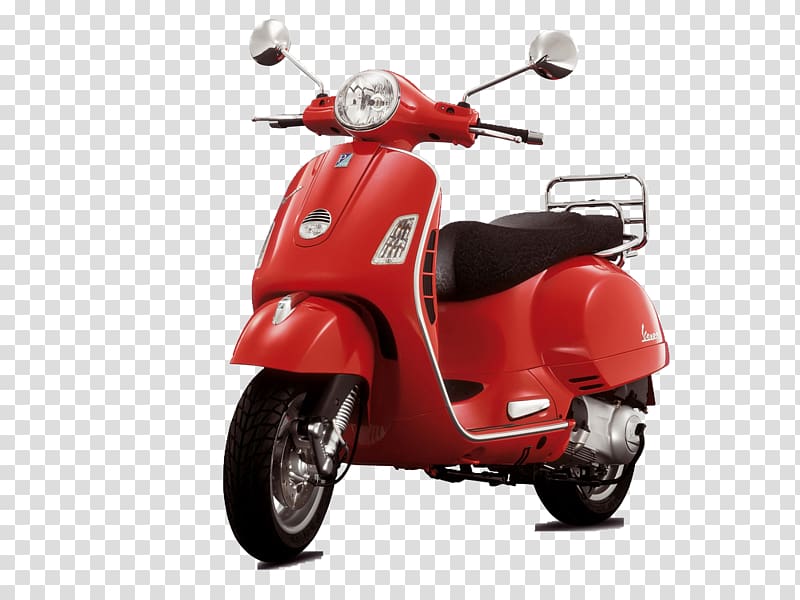 Scooter Piaggio Vespa GTS Car, vespa transparent background PNG clipart