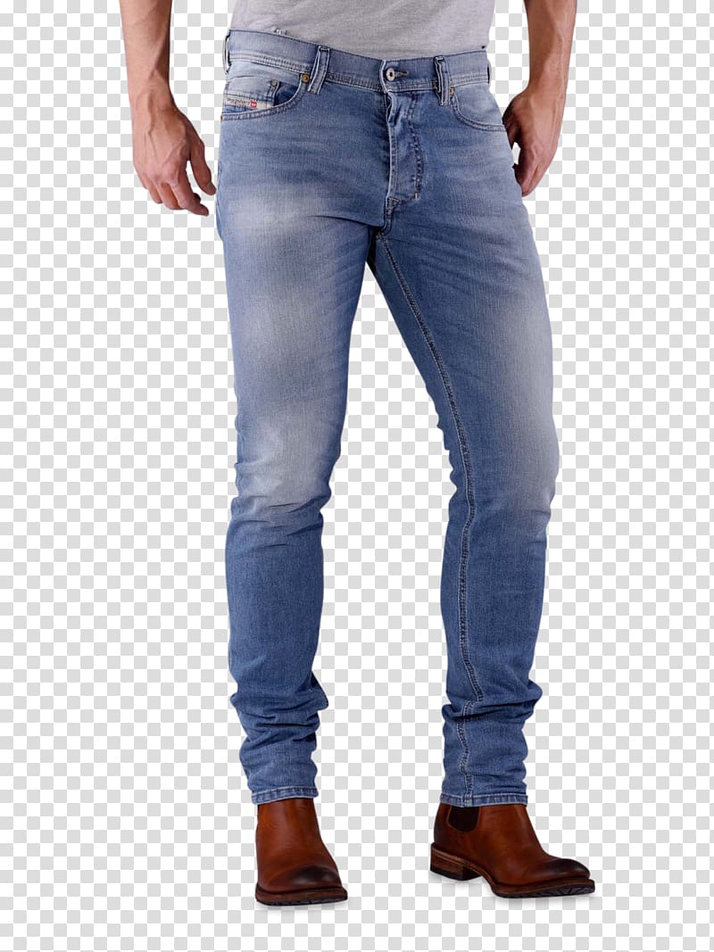 Denim Jeans Diesel Pants Textile, slim transparent background PNG clipart