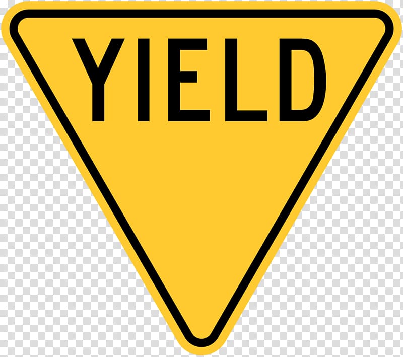 Yield sign Stop sign Manual on Uniform Traffic Control Devices Traffic sign Driving, sign transparent background PNG clipart
