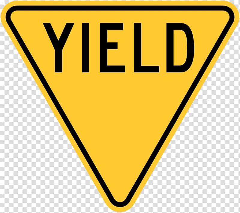 Yield Sign Stop Sign Manual On Uniform Traffic Control Devices Traffic Sign Driving Sign Transparent Background Png Clipart Hiclipart