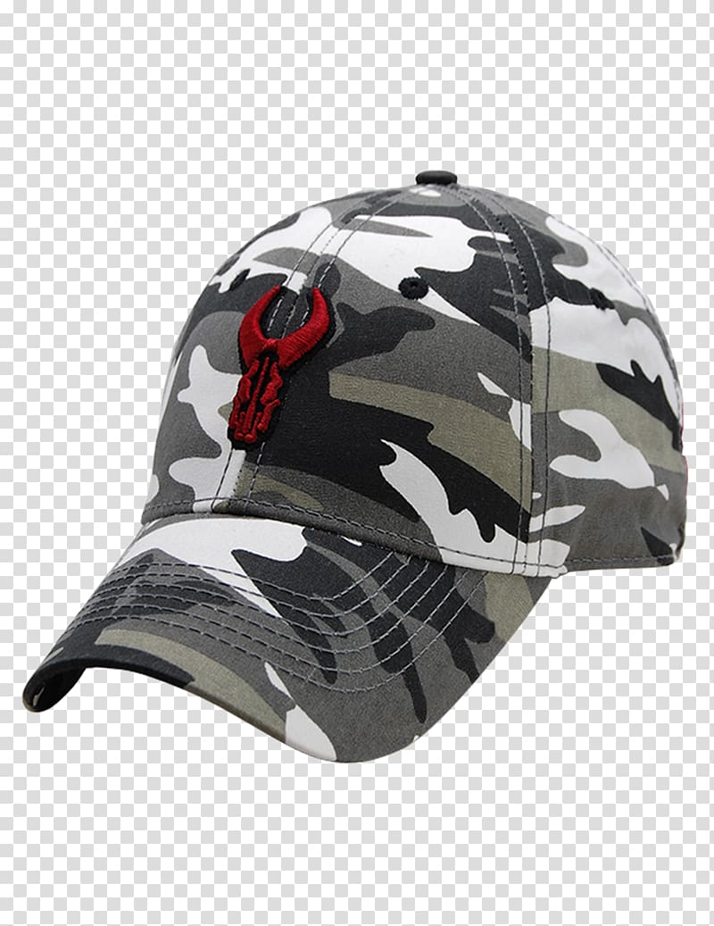 Baseball cap Snow camouflage Hat, baseball cap transparent background PNG clipart