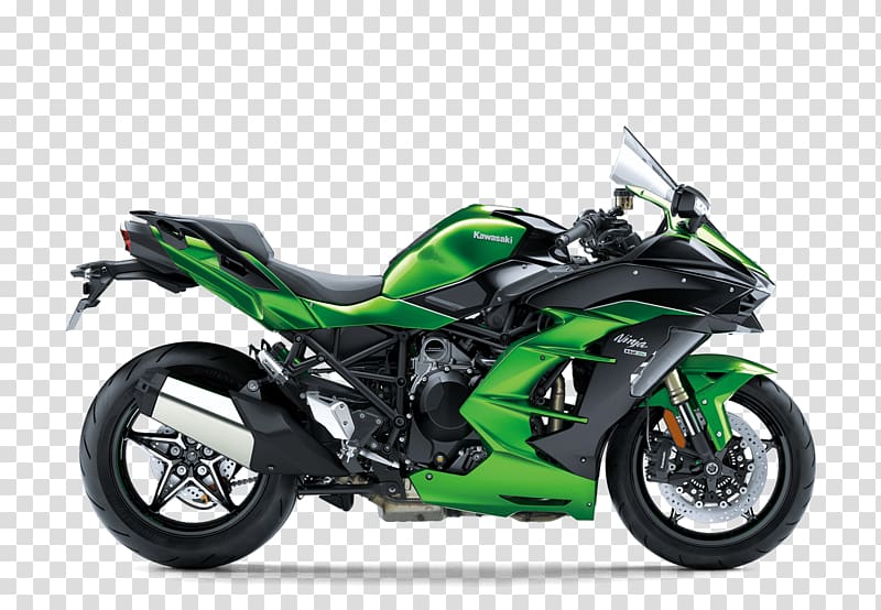 Kawasaki Ninja H2 Sport touring motorcycle Kawasaki motorcycles Supercharger, visit card transparent background PNG clipart