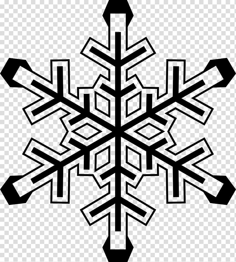 Snowflake Bumper sticker Hexagon , Snowflake transparent background PNG clipart