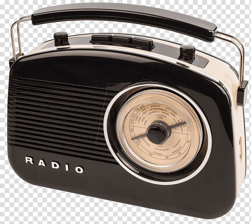 Digital audio broadcasting FM broadcasting Retro Radio AM broadcasting, retro radio transparent background PNG clipart