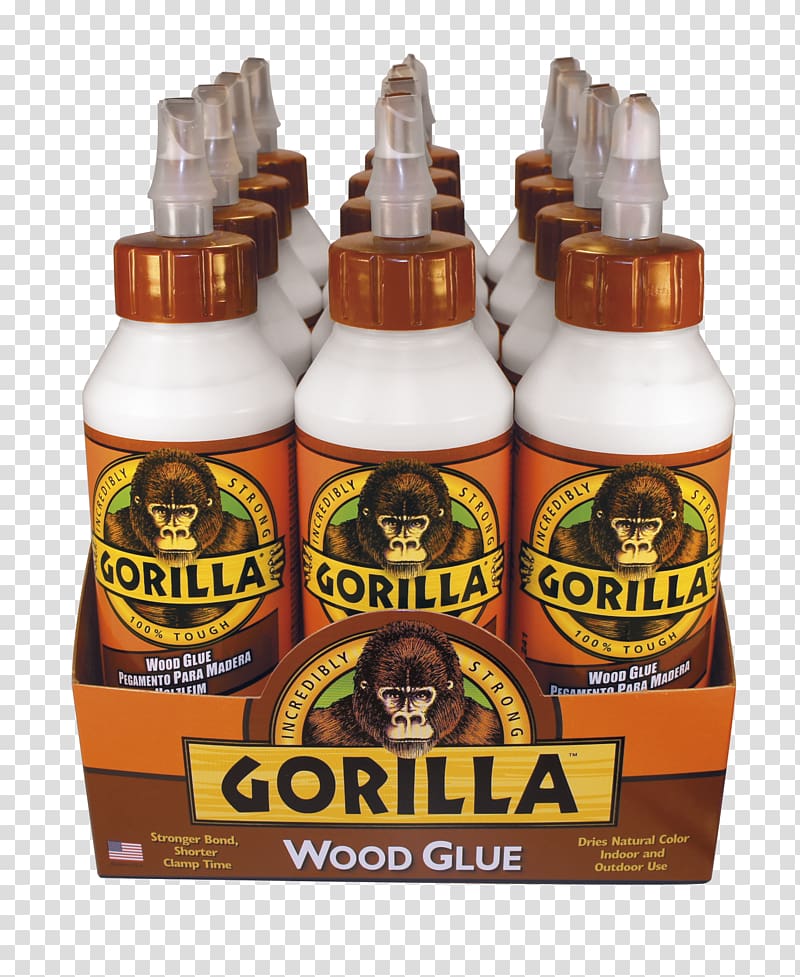 Gorilla Glue Wood glue, gorilla transparent background PNG clipart