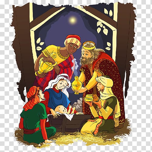 Bethlehem Nativity of Jesus Child Jesus, christmas scene transparent background PNG clipart