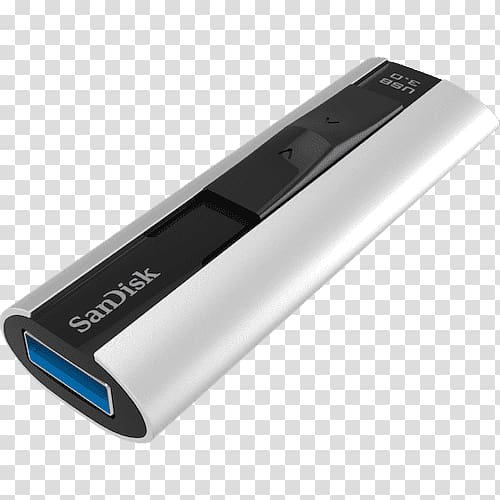 USB Flash Drives SanDisk USB 3.0 Flash memory, USB transparent background PNG clipart