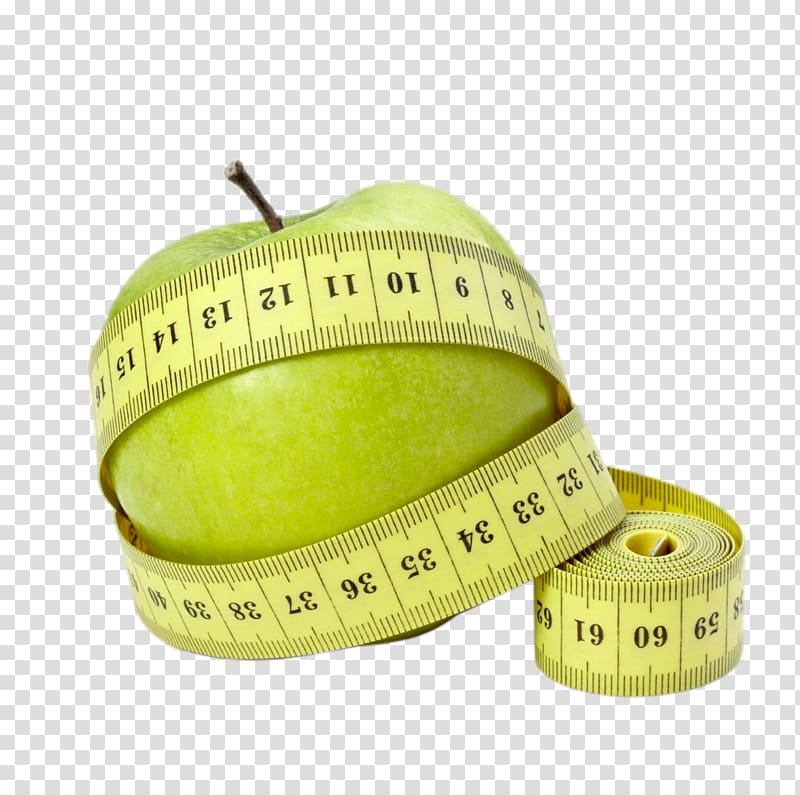 Weight loss Apple Diet Weight management, Tied green apple soft feet transparent background PNG clipart