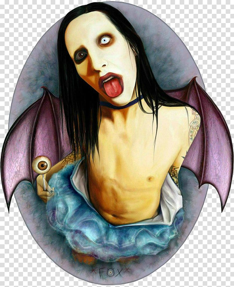 Marilyn Manson Artist Drawing , marilyn manson transparent background PNG clipart