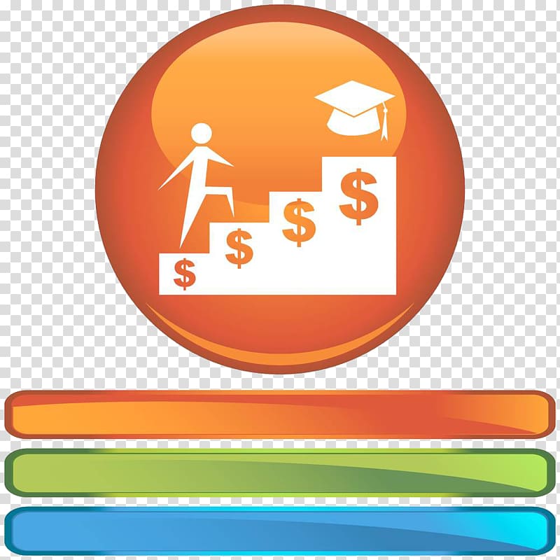 Student financial aid FAFSA Student loan , Stepping on the gold staircase is enough for a bachelor cap transparent background PNG clipart