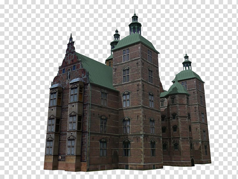 Rosenborg Castle Château Rendering 3D computer graphics, Castle transparent background PNG clipart